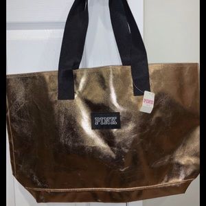 Victoria Secret PINK Rose Gold Tote